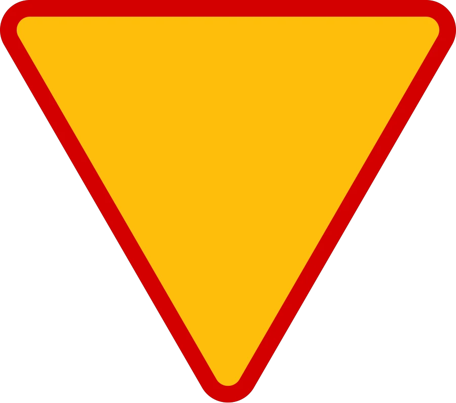 Znak A-7 Ustąp pierwszeństwa