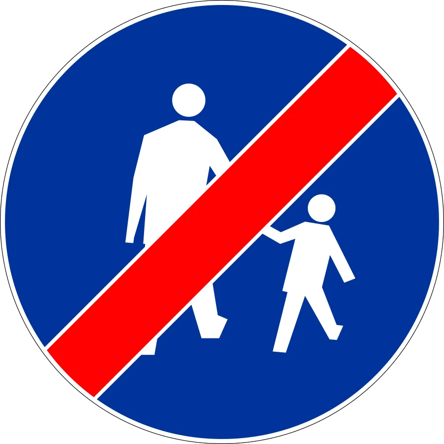 Koniec drogi dla pieszych