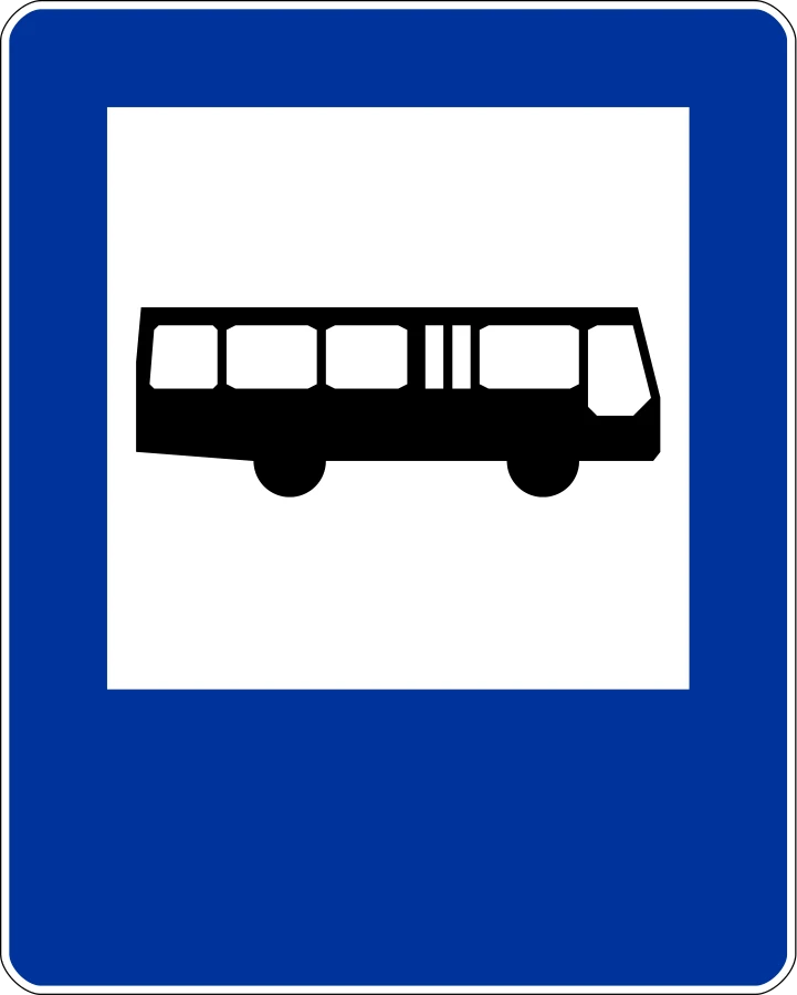 Znak D-15 Przystanek autobusowy