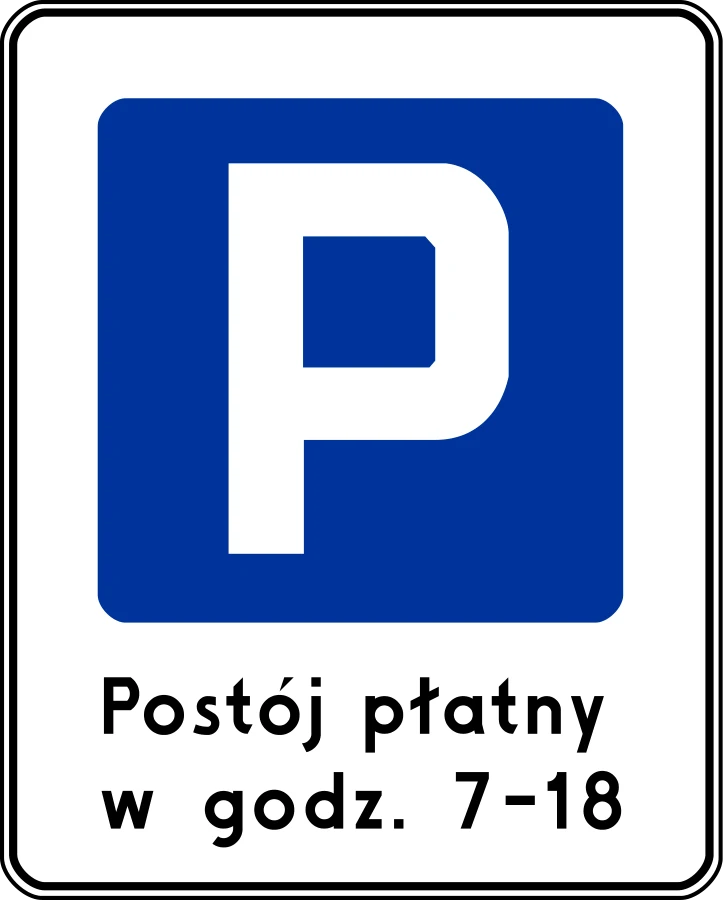 Strefa płatnego parkowania