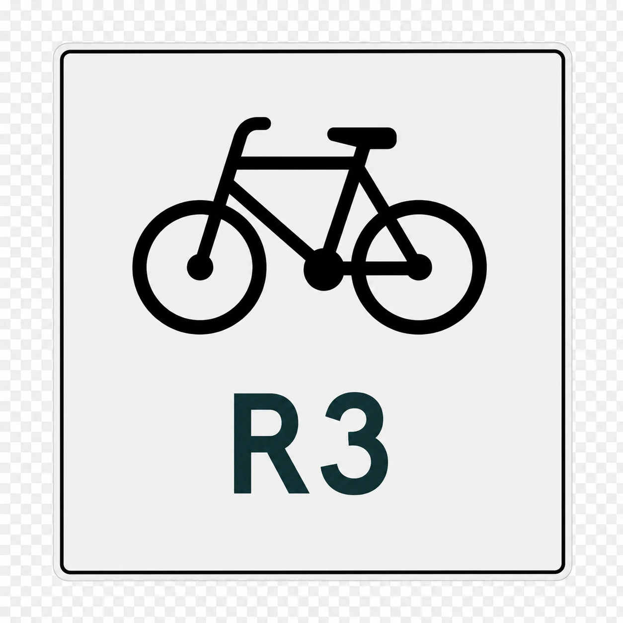 Drogowskaz szlaku rowerowego