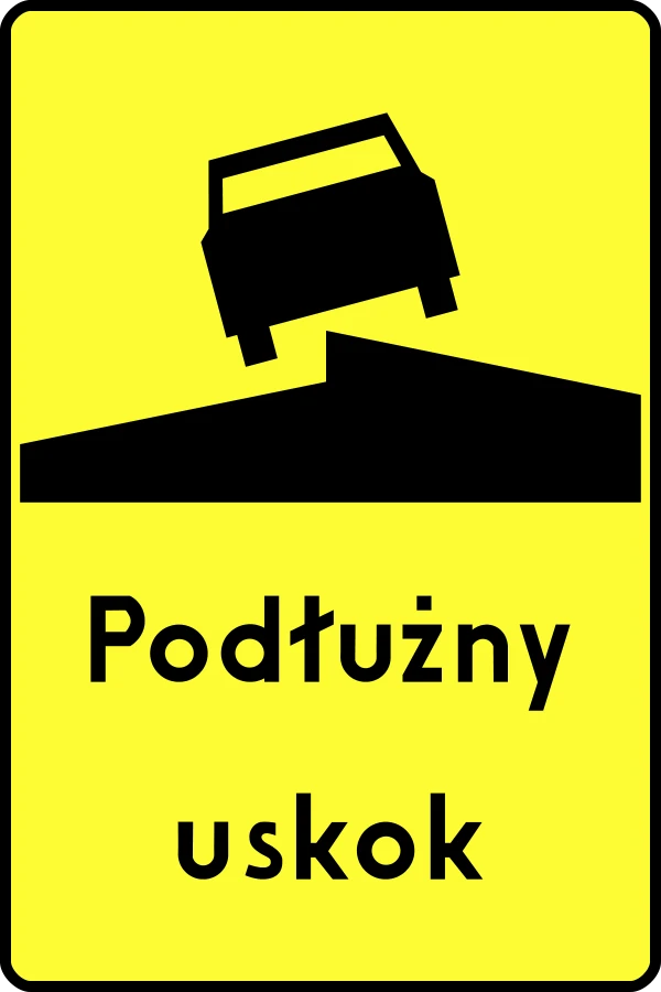 Podłużny uskok nawierzchni